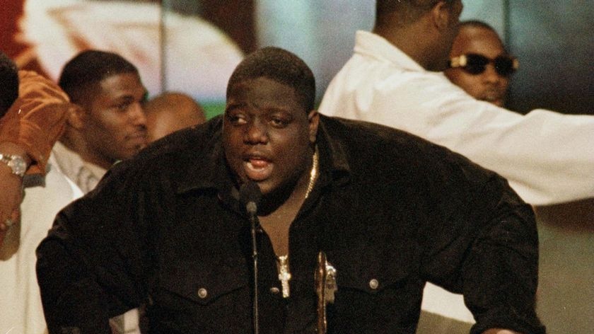 US rap singer Notorious BIG