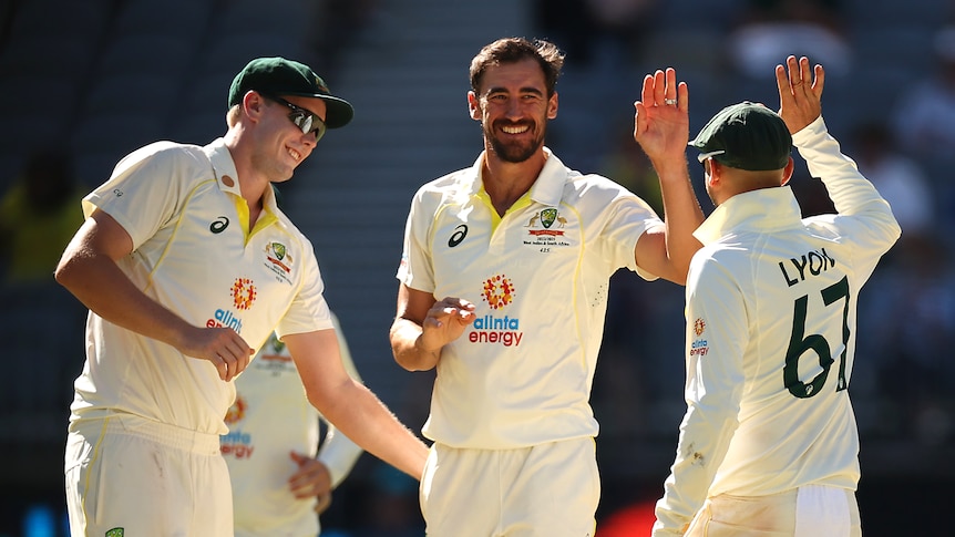 Australia in control in Perth thanks to new-ball brilliance from Mitch Starc