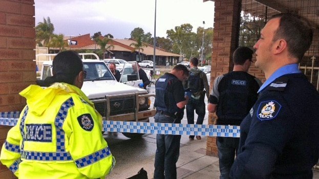 Police are questioning the driver of the ute