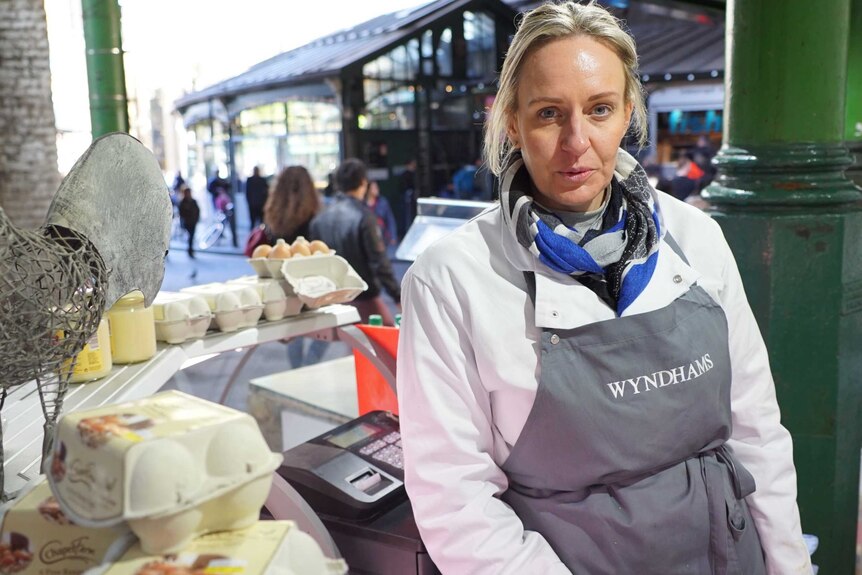 Charlotte Redman is a worker at London's Borough Market.