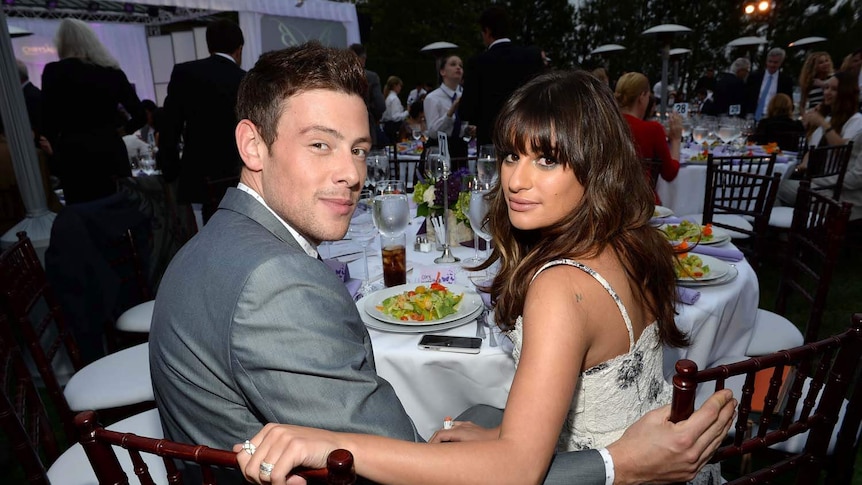 Cory Monteith (left) and Lea Michele