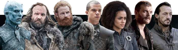 The rest of the Game of Thrones characters