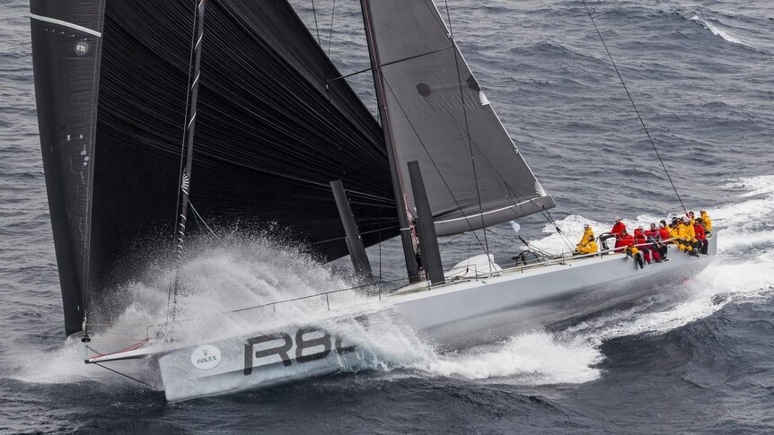 Rambler 88 heads south in the Sydney Hobart yacht race