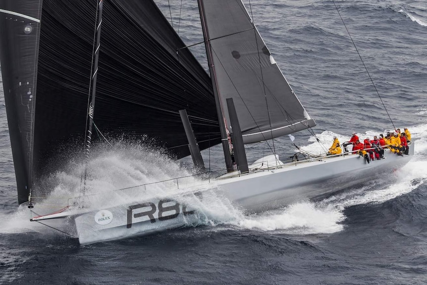 Rambler 88 heads south in the Sydney Hobart yacht race