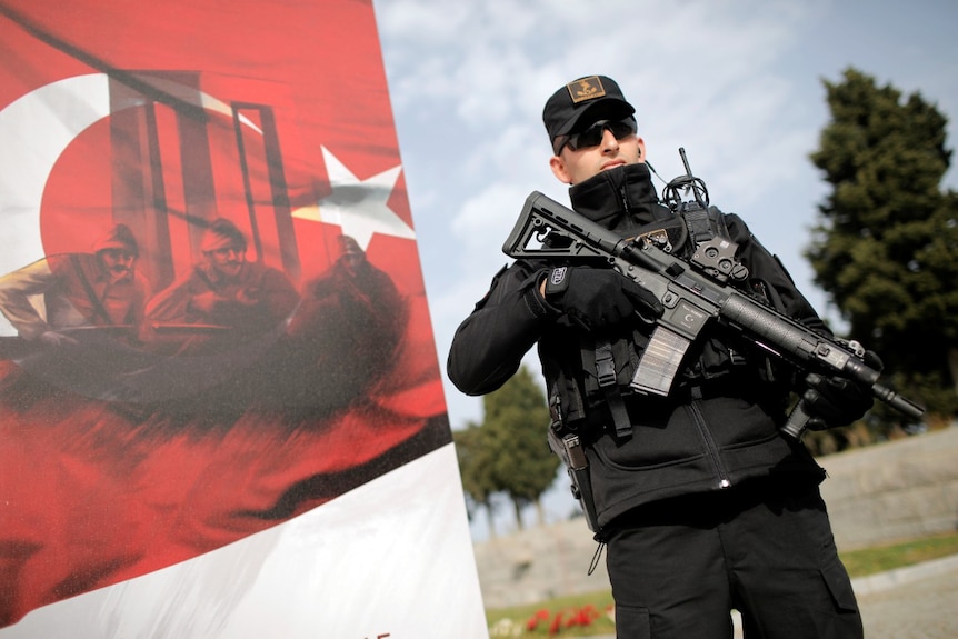 Turkish gendarme in Gallipoli