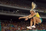 Brooke Stratton in the long jump final
