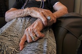 Generic image of an elderly woman's wrinkled hands