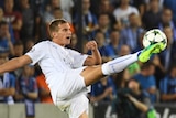 Leicester City's Marc Albrighton in the Champions League