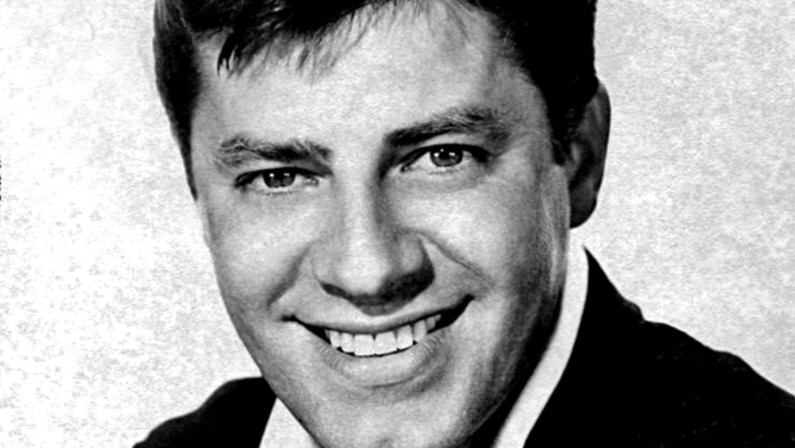 Jerry Lewis shows a charming smile in a headshot dated from sometime in the 1960s.