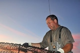 Peter Ragno crabbing at Wallace Lake