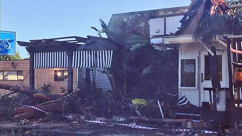 Singapore House restaurant was damaged