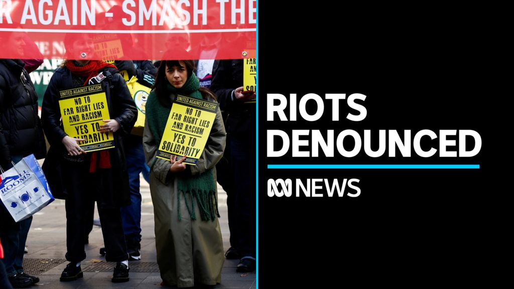 Hundreds rally to denounce riots after Dublin stabbings - ABC News