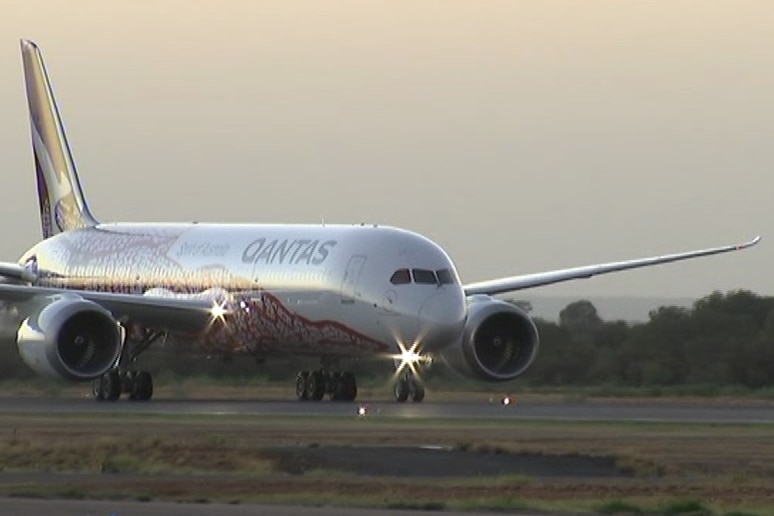 A plane on the tarmac