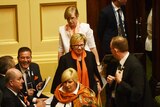 Rosie Batty told a joint sitting of Victoria's Parliament House that women were being terrorised in their homes.
