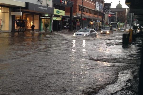 Flooding in Melbourne
