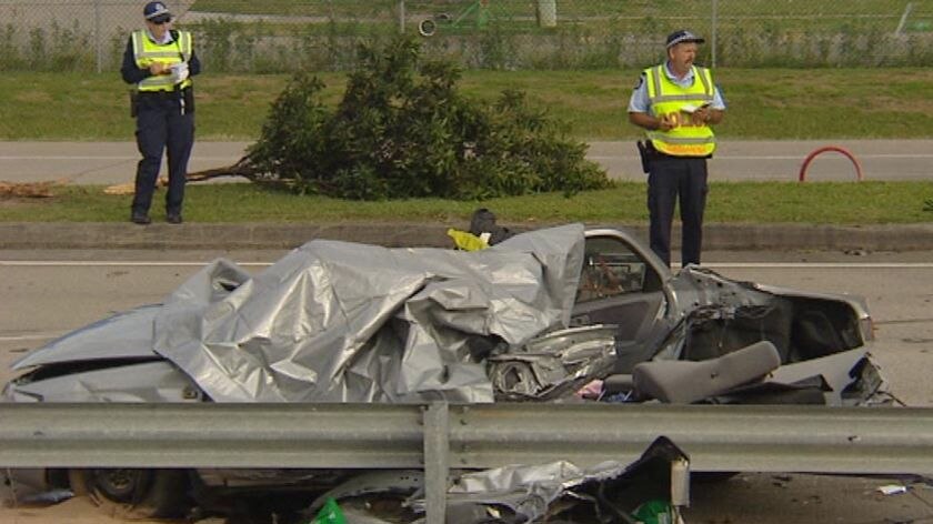 A man has been charged over a road crash that killed a woman and injured six other people on the Gold Coast.