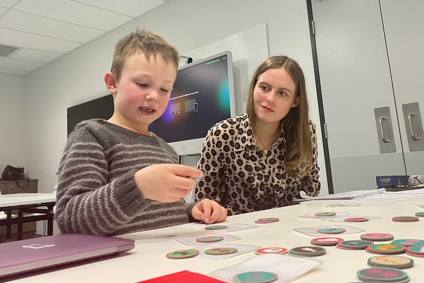 Felix Wilson at a speech pathology workshop