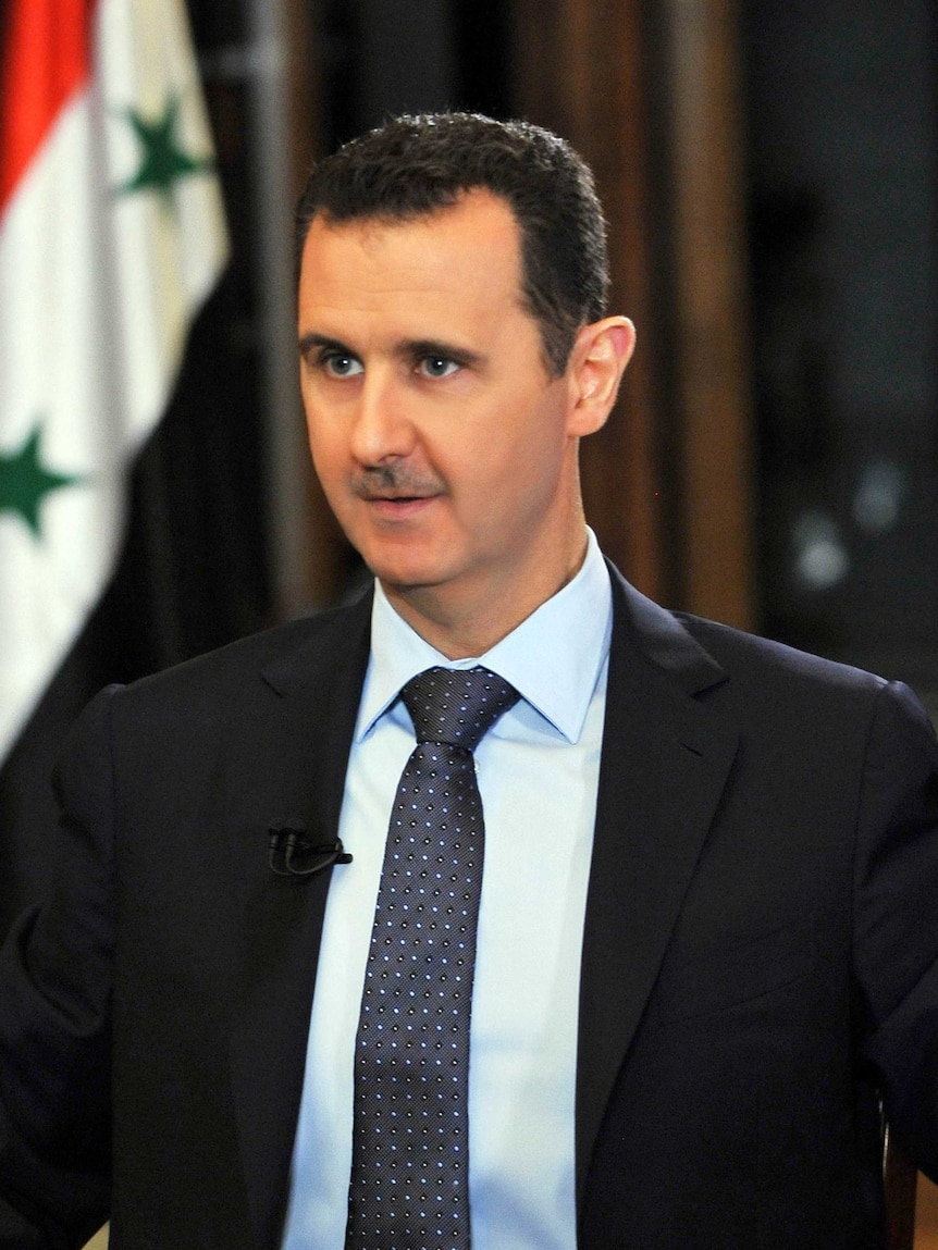 Syrian president Bashar al-Assad