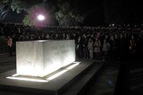 Lest we forget: Thousands of people ignored minus-1 temperatures to attend the dawn service at the Australian War Memorial.