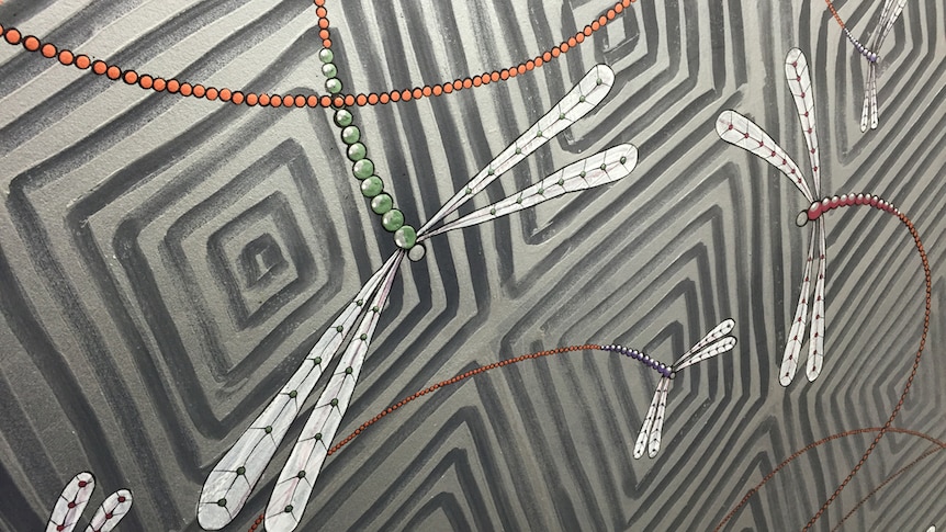 Stories in the lines by indigenous artist Robby Night