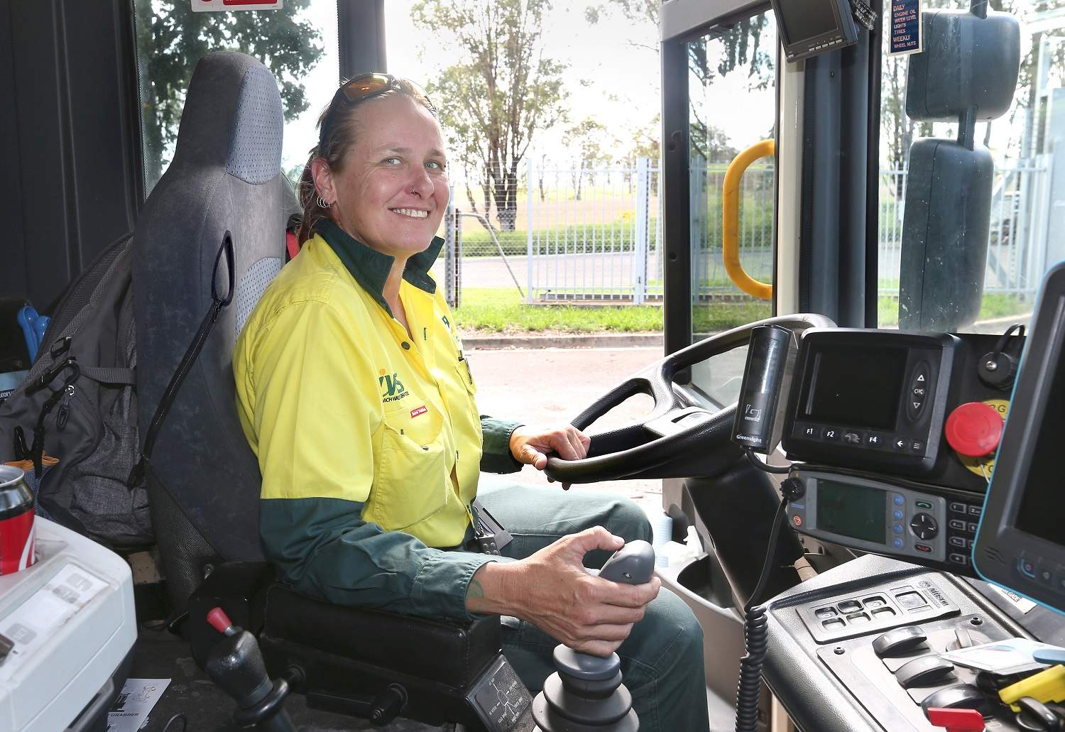 Female garbage truck driver training program in Ipswich gets anti