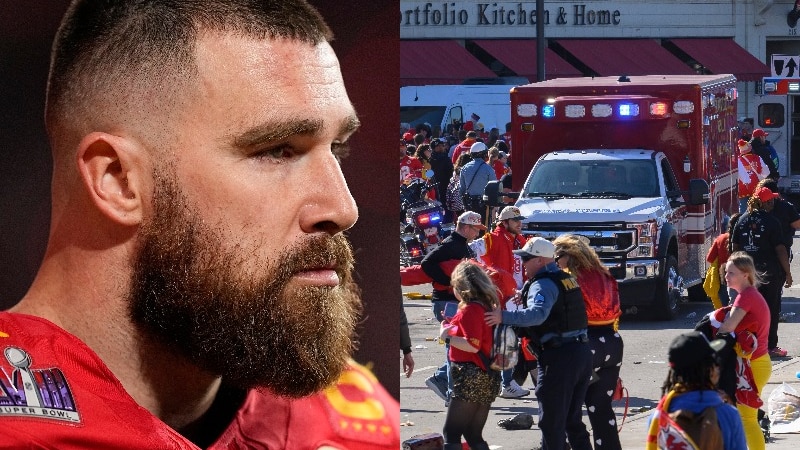 La police de Kansas City lie la fusillade du Super Bowl à un différend alors que Travis Kelce a eu le cœur brisé par une tragédie mortelle