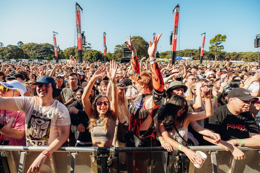 Listen Out festival crowd