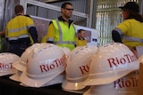 Rio Tinto hardhats