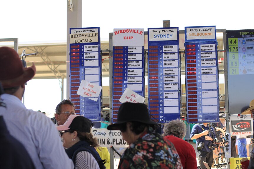 betting at the Birdsville Races