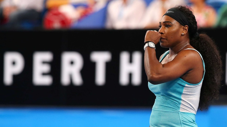 Serena Williams at the Hopman Cup