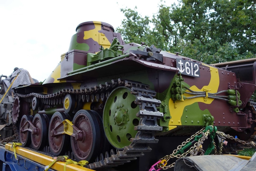 The Japanese Type 95 Ha-Go tank was captured in Papua New Guinea.