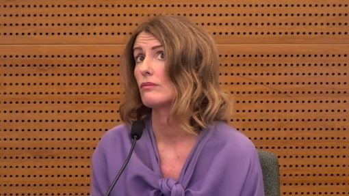 Chief risk officer of ANZ's digital and wealth arms, Kylie Rixon ,at the banking royal commission.
