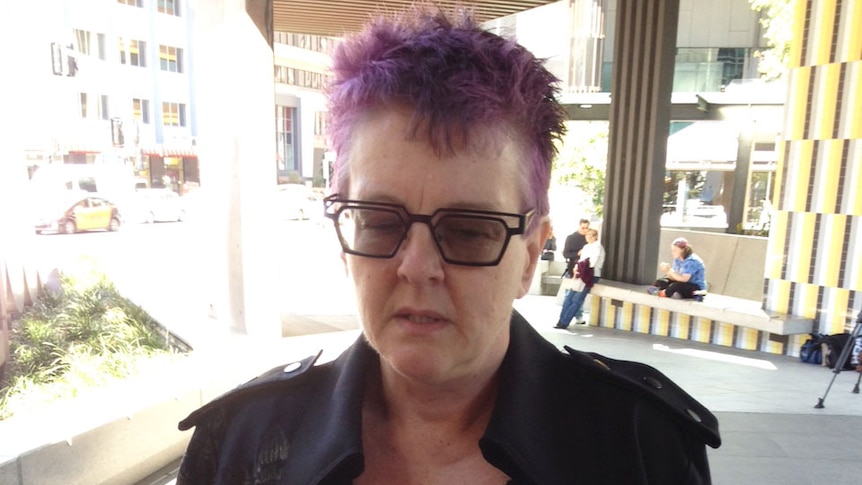 Justine Wilkinson speaks outside court in Brisbane on September 30, 2015