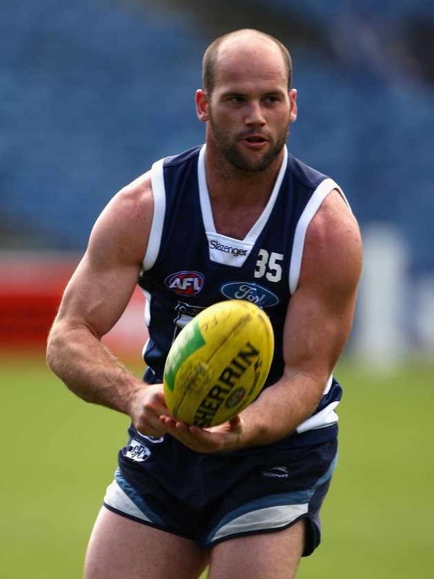 Grand final rematch... Three goals from Paul Chapman helped the Cats notch another win over the Power (File photo).