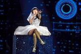 Australia's Dami Im performs Sound of Silence at the 2016 Eurovision Song Contest.