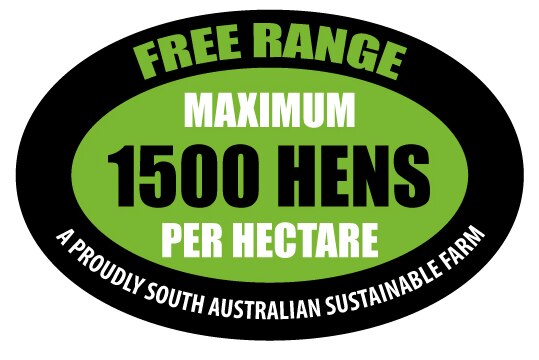 Current free-range eggs logo being used in South Australia