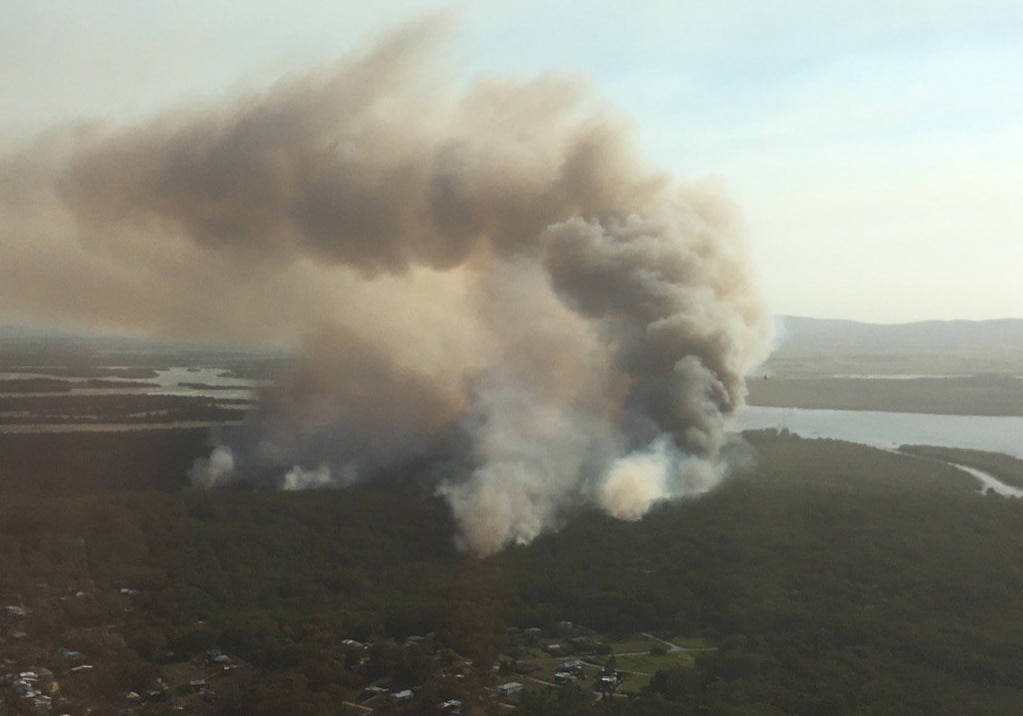 Russell Island fire