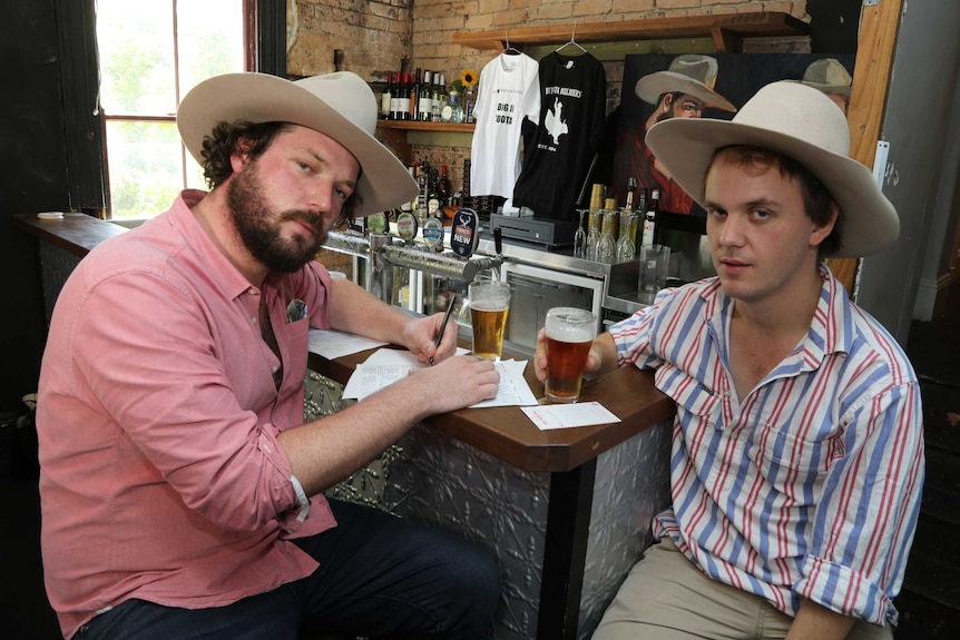 Betoota Advocate founders Clancy Overall and Errol Parker