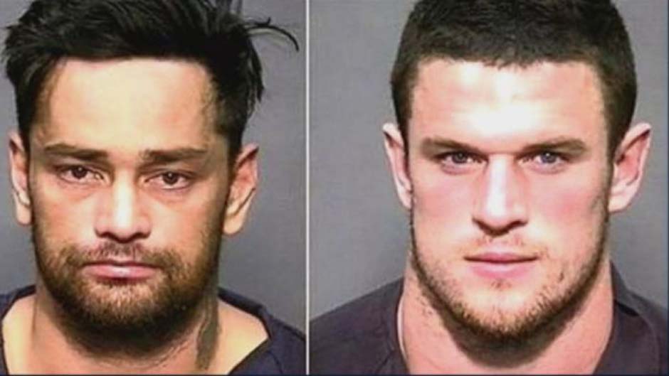 John Sutton and Luke Burgess after being arrested in Arizona
