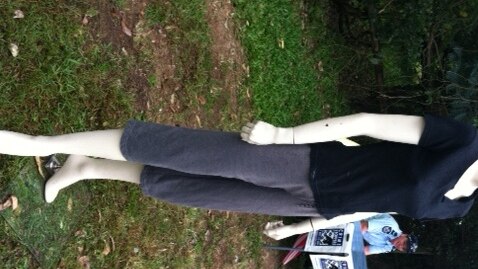 Mannequin at Brookfield with the clothing worn by Brisbane missing woman Allison Baden-Clay.