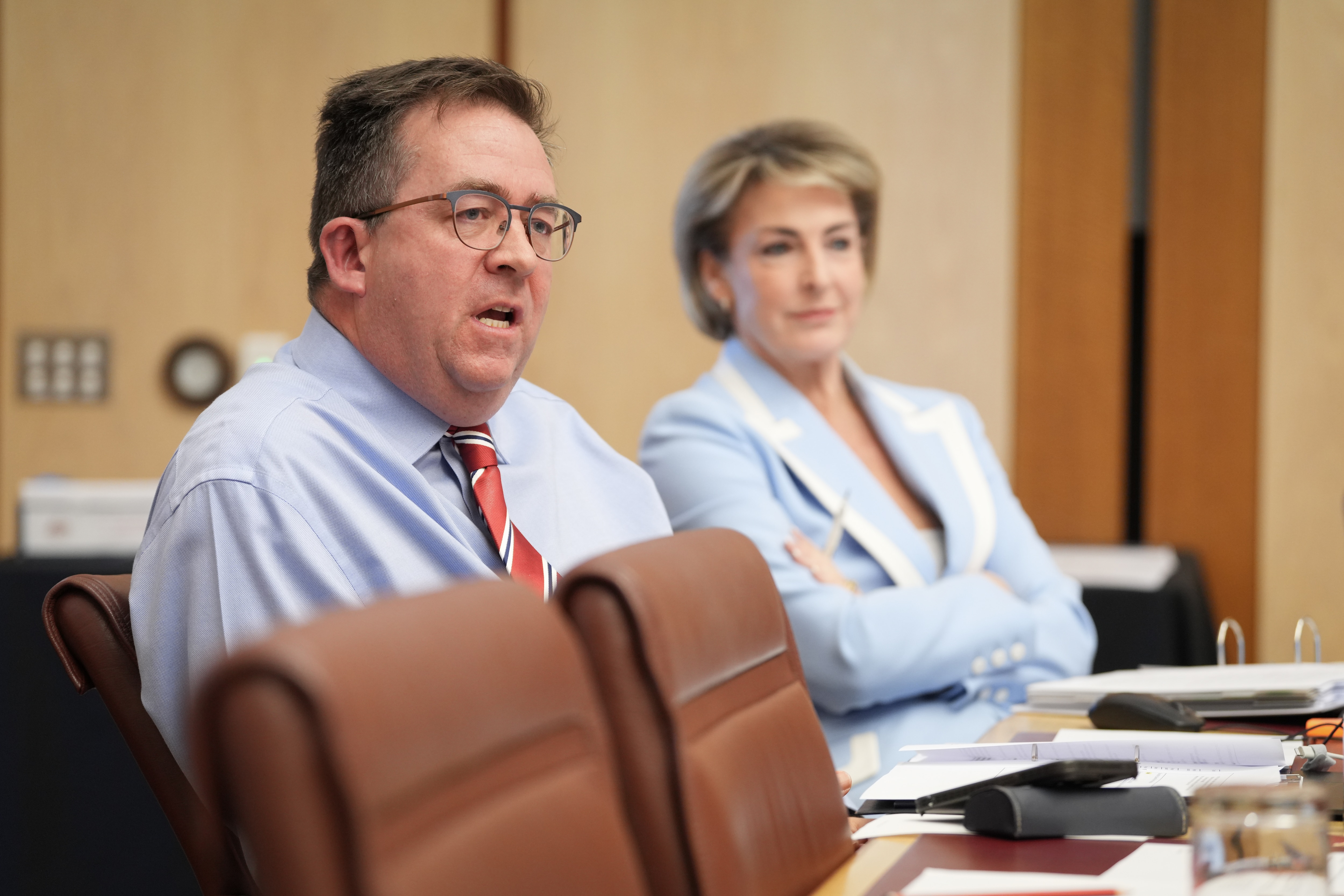 James McGrath en estimaciones del Senado