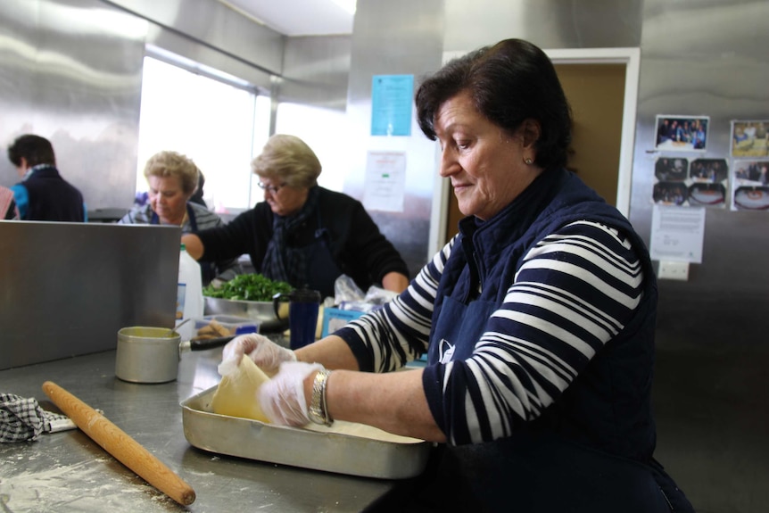 Cooking Greek for Voula Delios.