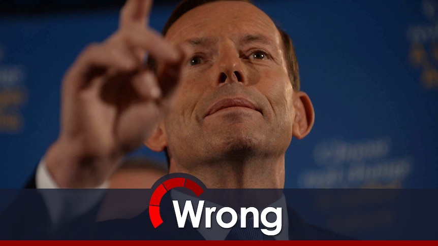 Tony Abbott wrong on Australia's vaccination rates