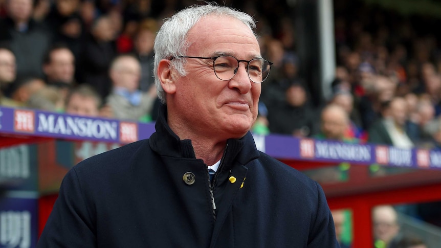 Leicester City manager Claudio Ranieri looks on prior to Premier League game with Crystal Palace.