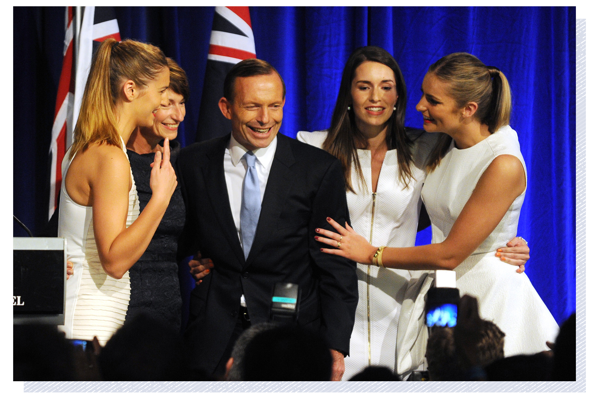 Tony Abbott and his family.