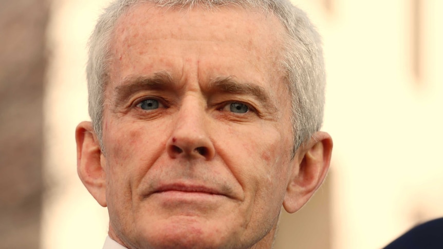 A close up of Malcolm Roberts.