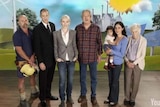 Cate Blanchett and Michael Caton in the ad promoting the carbon tax.