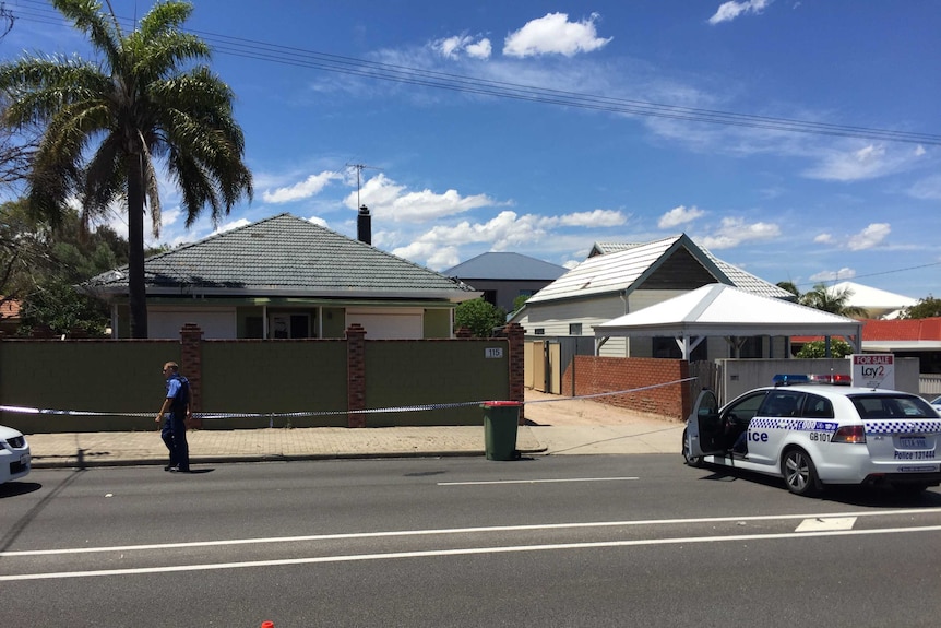 A house on Garratt Road has been cordoned off by police.