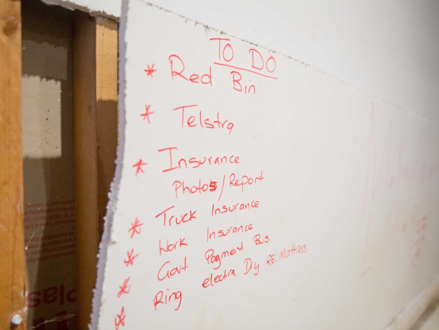 Burringbar resident Alastair Gibb's 'to do' list