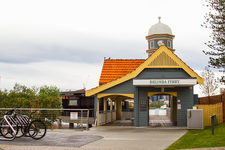 The original Bulimba ferry stop at the end of Oxford Street in the seat of Griffith.